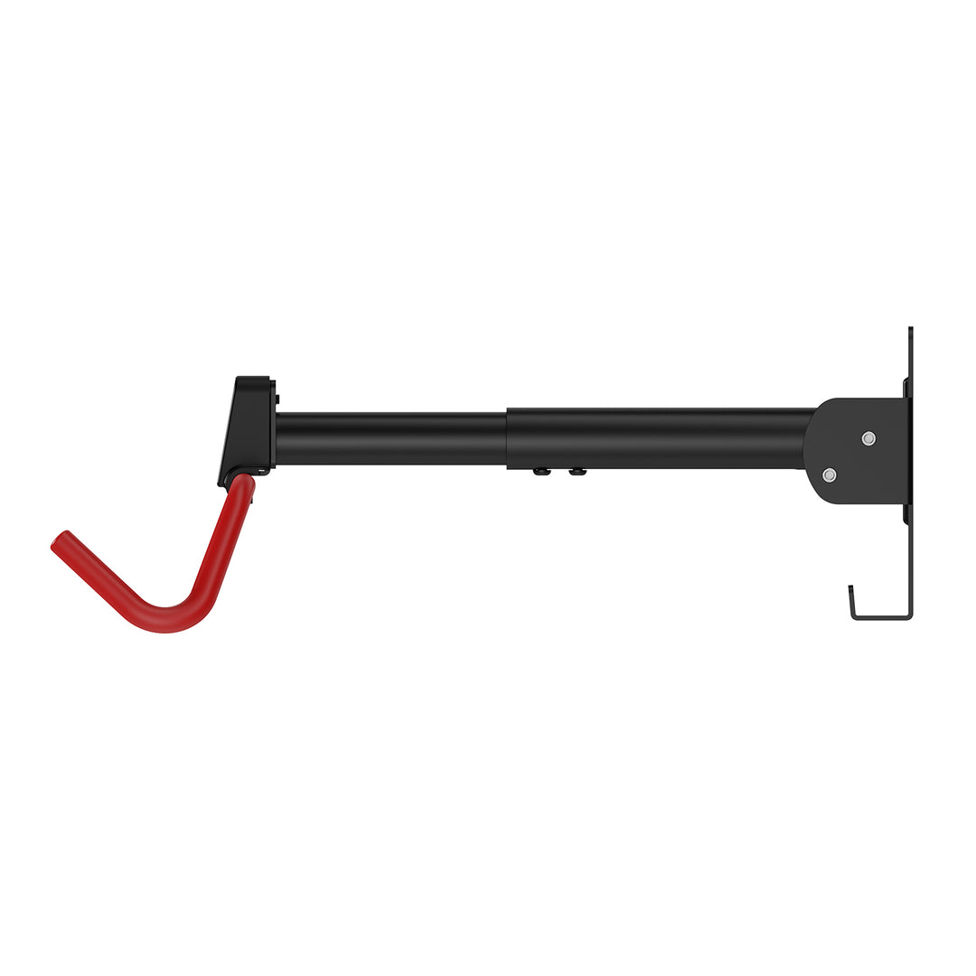 Maclean Horizontal Wall-Mounted Bike Rack, steel, max. load 30 kg, adjustable angle, MC-172, 2 pieces