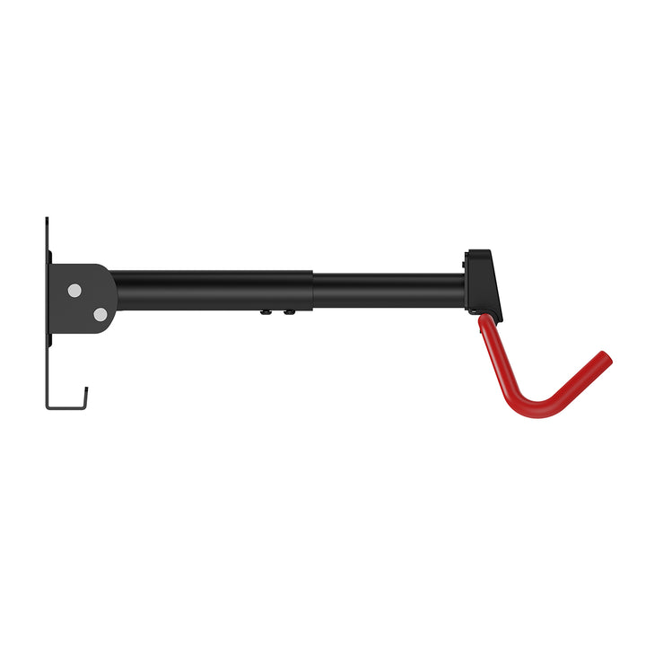 Maclean Horizontal Wall-Mounted Bike Rack, steel, max. load 30 kg, adjustable angle, MC-172, 2 pieces