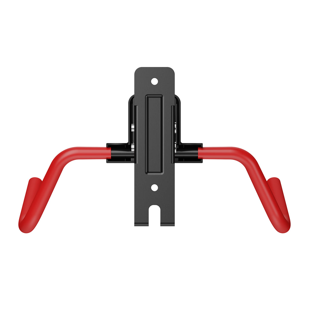 Maclean Horizontal Wall-Mounted Bike Rack, steel, max. load 30 kg, adjustable angle, MC-172, 4 pieces