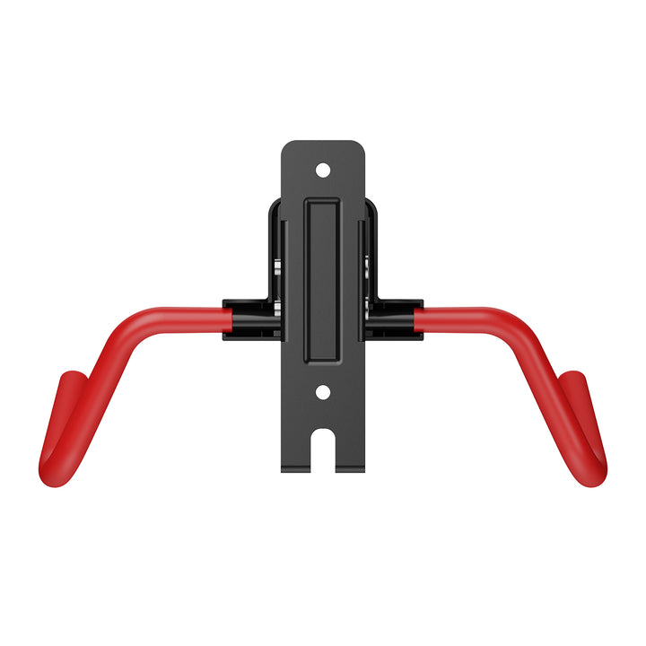 Maclean Horizontal Wall-Mounted Bike Rack, steel, max. load 30 kg, adjustable angle, MC-172, 4 pieces