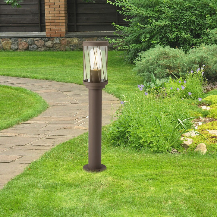 Rabalux Budapest Garden Floor Lamp, IP44, brown, E27 socket, max 40W, 8889