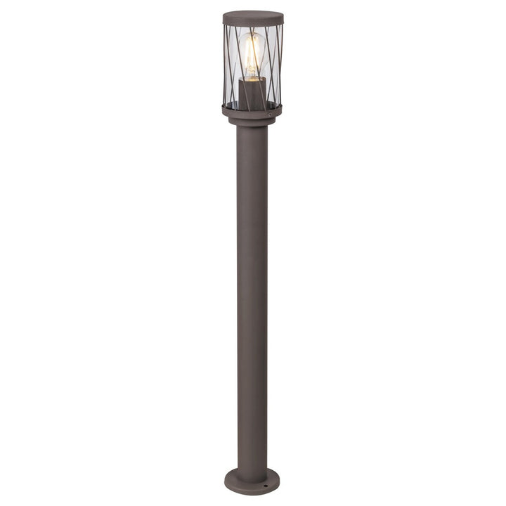 Rabalux Budapest Garden Floor Lamp, IP44, brown, E27 socket, max 40W, 8890