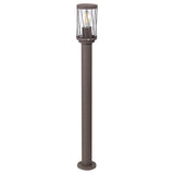 Rabalux Budapest Garden Floor Lamp, IP44, brown, E27 socket, max 40W, 8890
