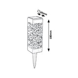 Mora Solar Lamp, 2 lm, IP23 rating, black, 0.16 W LED, 8949