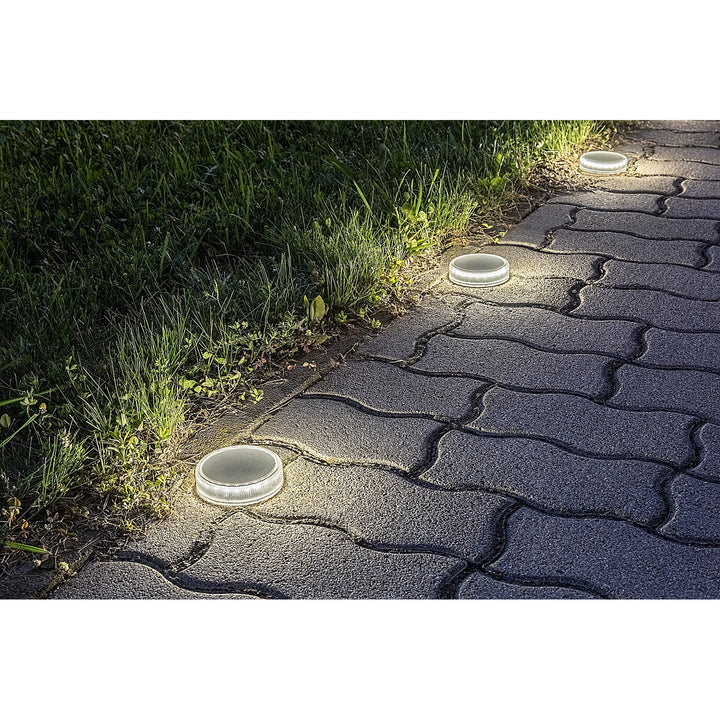 Trillo LED Solar Light, 0.3W, twilight sensor, clear, IP65, K 4000, 77175