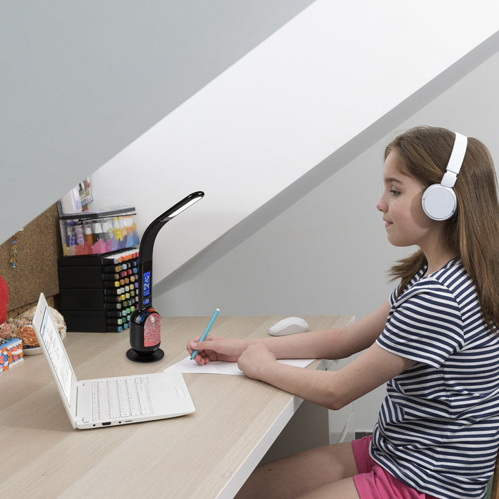 Rabalux Figen LED RGB 5W Black Desk Lamp, IP20, 5000 K