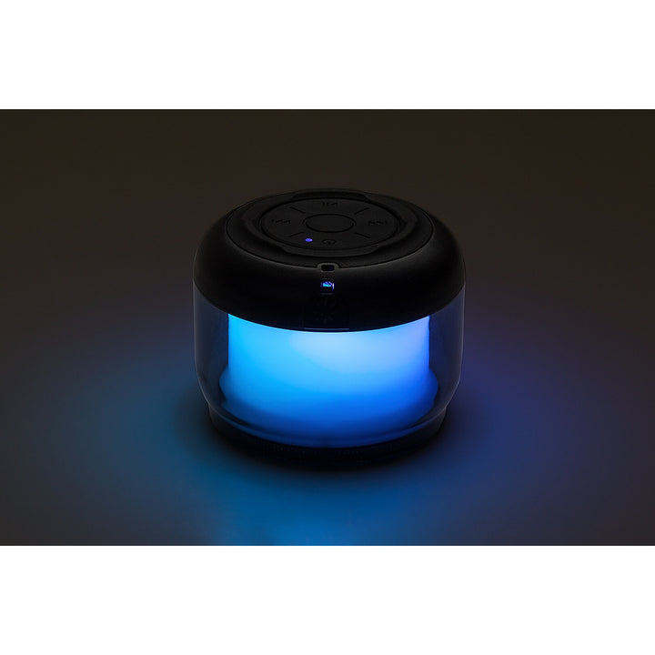Rabalux Radelia Desk Lamp, Bluetooth Speaker, RGB, Black, IP20, Rechargeable Battery, 76110