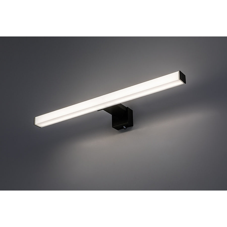 Rabalux Oliro LED 6W Black Bathroom Light, IP44, 4000 K, 75051