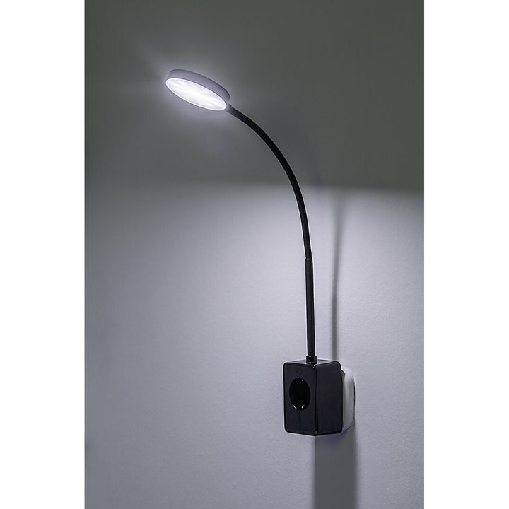 Rabalux Tivro Wall Sconce, 4W LED, Black, IP20, 3 Color Temperature Options: 3000, 4000, 6000, 71283