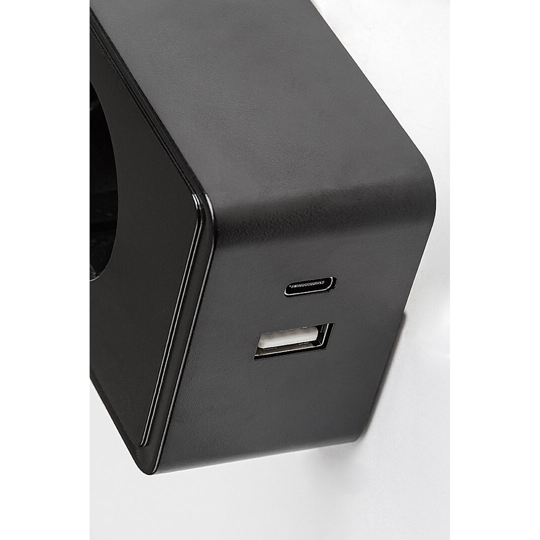 Rabalux Tivro Wall Sconce, 4W LED, Black, IP20, 3 Color Temperature Options: 3000, 4000, 6000, 71283