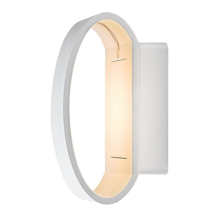 Rabalux Gerla Outdoor Wall Sconce, White, 9W LED, IP54, 3000 K, 77178