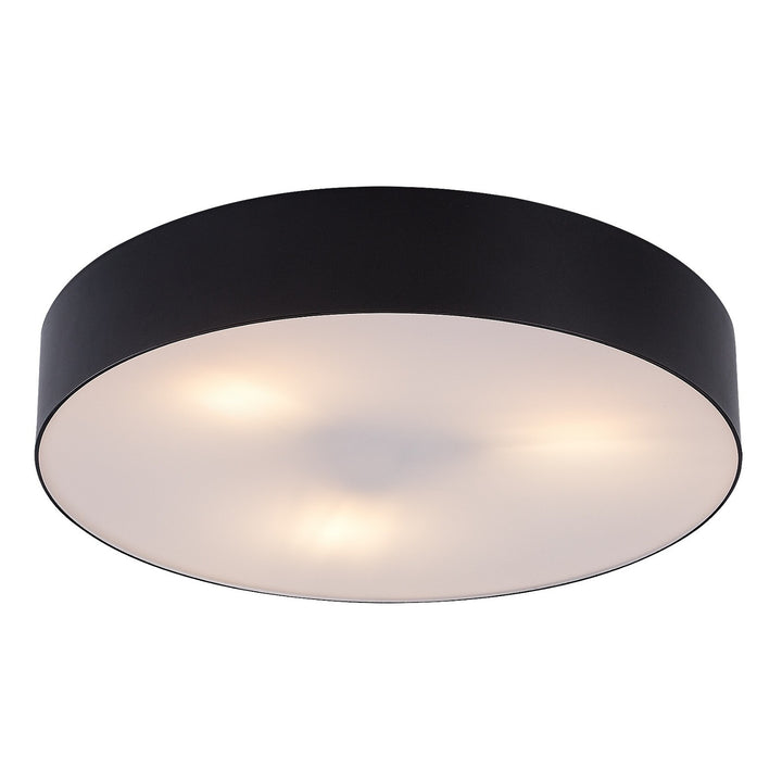 Rabalix Dolen Light Fixture, Black, 3x E27, max 9W, IP43, 75066