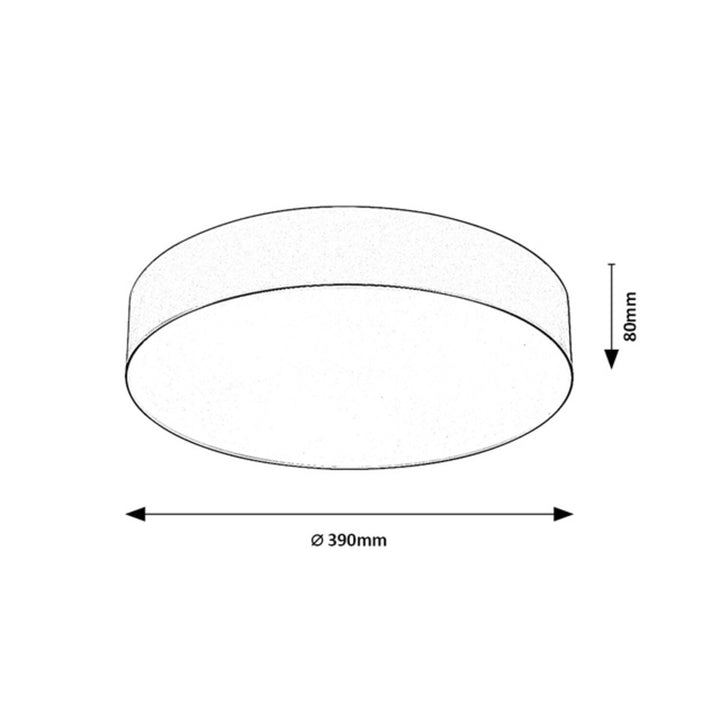 Rabalix Dolen Lamp, Gray-Beige, 3x E27, max 9W, IP43, 75068