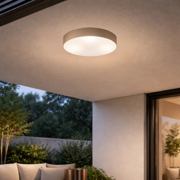 Rabalix Dolen Lamp, Gray-Beige, 3x E27, max 9W, IP43, 75068