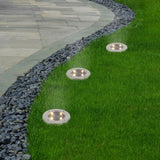 Rabalux Dannet Solar Garden Light, IP44, Satin Chrome, 7975