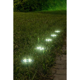 Rabalux Dannet Solar Garden Light, IP44, Satin Chrome, 7975