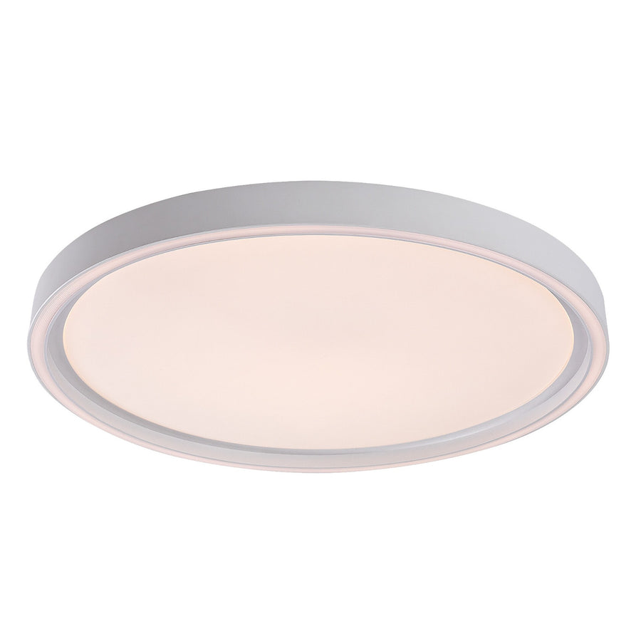 Rabalux Zerina Ceiling Light, 31W, IP40, white, 3000–6500 K, memory function, with remote control, timer function, night light effect, 75086