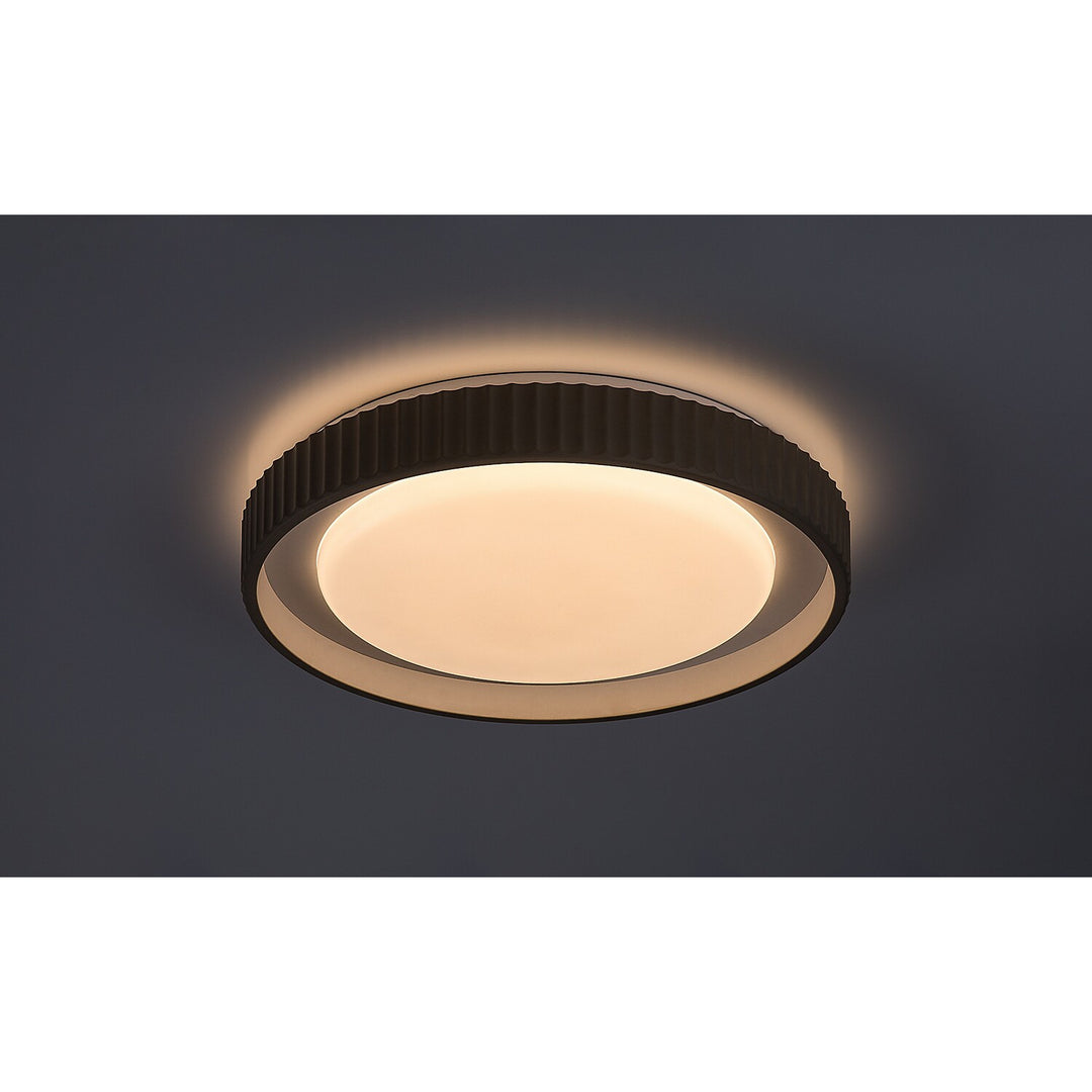 Pastello LED Lamp 48W IP20, Gray-Beige, 3000–6500 K, memory function with remote control, timer function, night light effect, 71345
