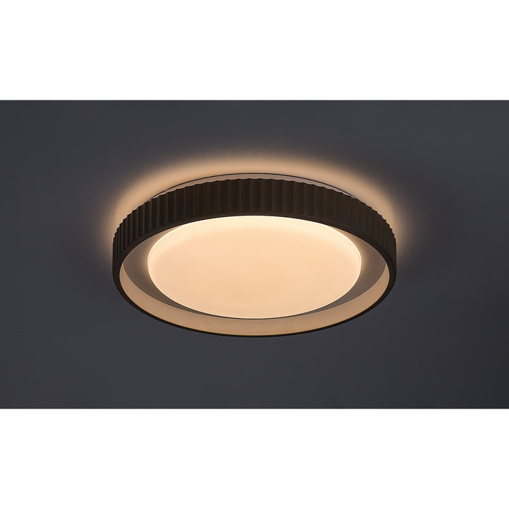 Pastello LED Lamp 48W IP20, Gray-Beige, 3000–6500 K, memory function with remote control, timer function, night light effect, 71345