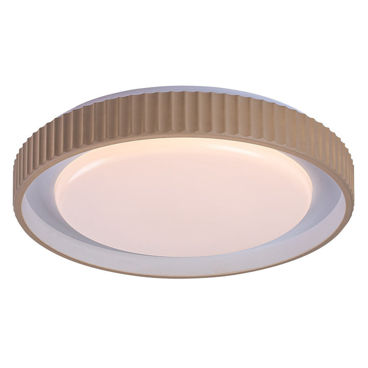 Pastello LED Lamp 48W IP20, Gray-Beige, 3000–6500 K, memory function with remote control, timer function, night light effect, 71345