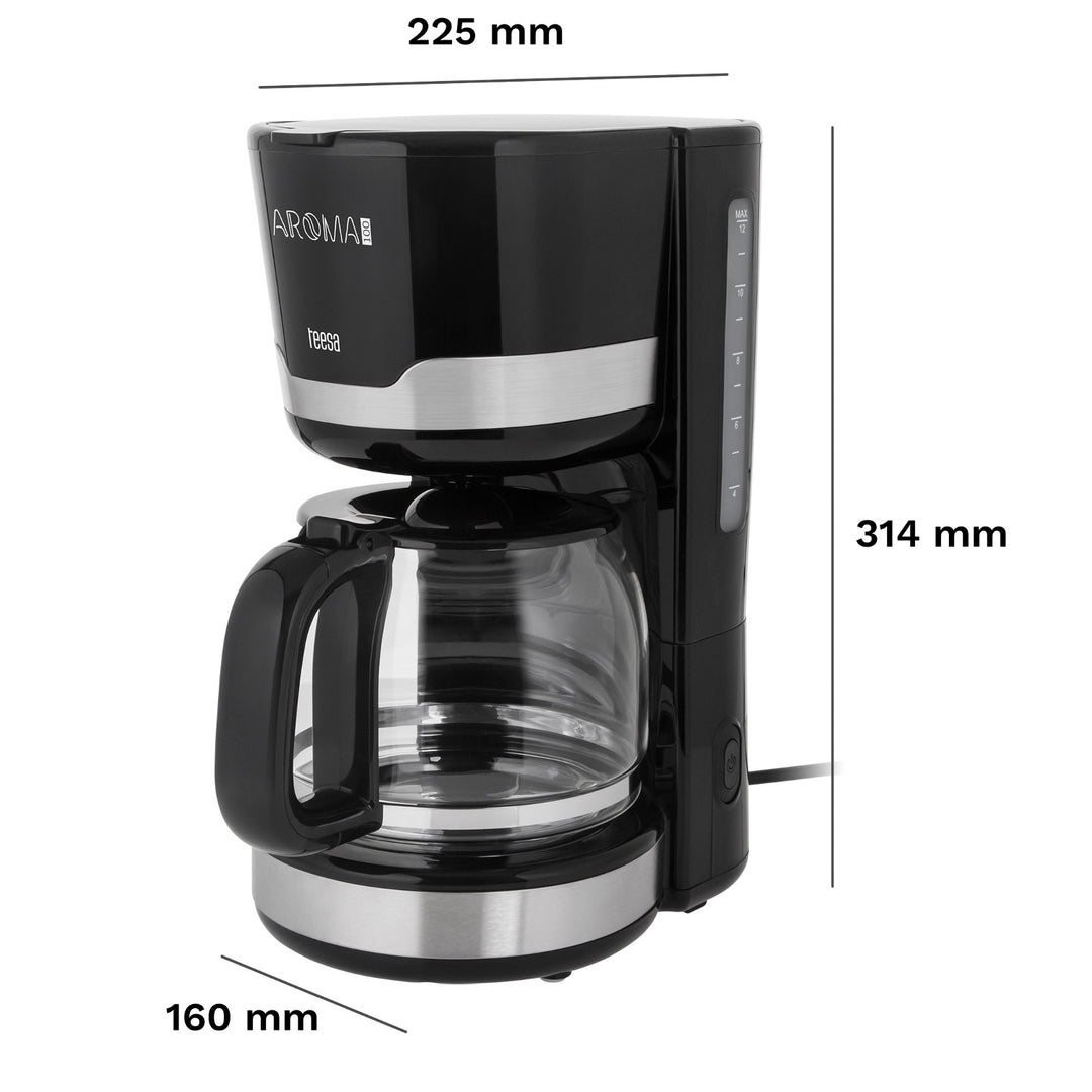 Teesa AROMA 100 1.5L Pour-Over Coffee Maker, 1000W