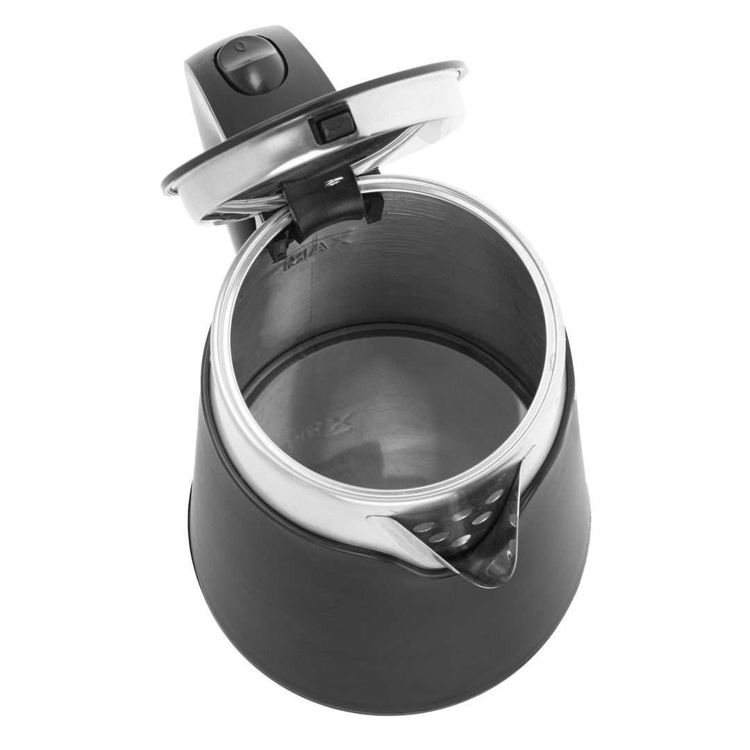 Adler Electric Kettle, Metal, 0.6 L, Quiet, 800 W, Black. AD 1372