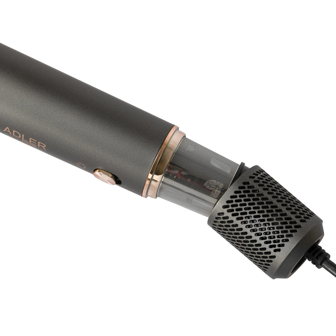 7-in-1 Hair Dryer and Curler - 7 attachments, ionization, cool air, 3 heat settings, 3 speed settings, travel case, AD 2030, Adler