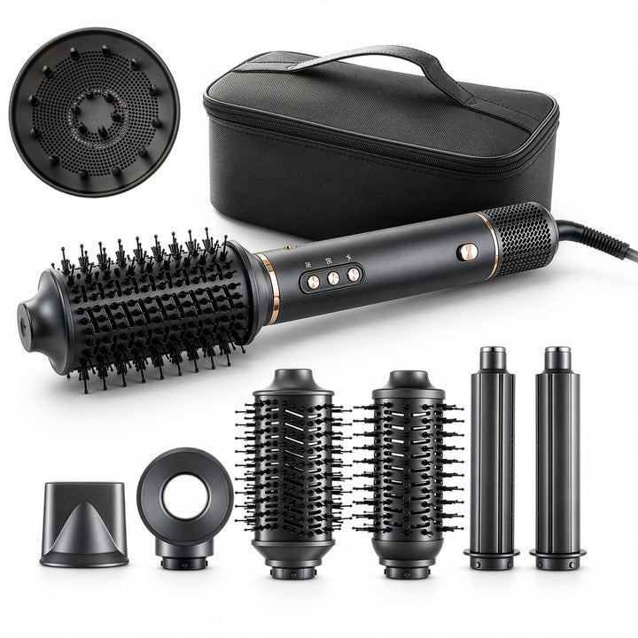 7-in-1 Hair Dryer and Curler - 7 attachments, ionization, cool air, 3 heat settings, 3 speed settings, travel case, AD 2030, Adler