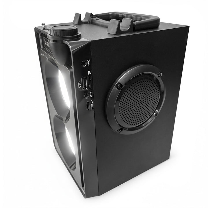OVERBOX MT3186 Portable Bluetooth Speaker, FM Radio, SD Card and USB Support, 30W RMS Power, Mediatech