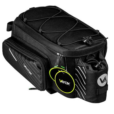 Bag, rear bike pannier for the rack, 12-liter capacity, waterproof, Vayox
