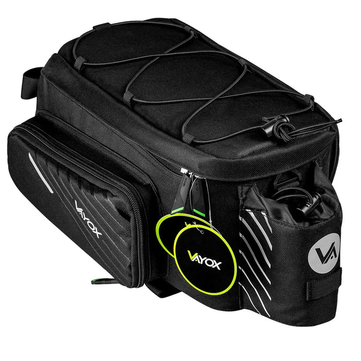 Bag, rear bike pannier for the rack, 12-liter capacity, waterproof, Vayox