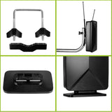 Active antenna, indoor, outdoor, DVB-T2, 4K terrestrial TV, Vayox