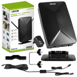 Active antenna, indoor, outdoor, DVB-T2, 4K terrestrial TV, Vayox