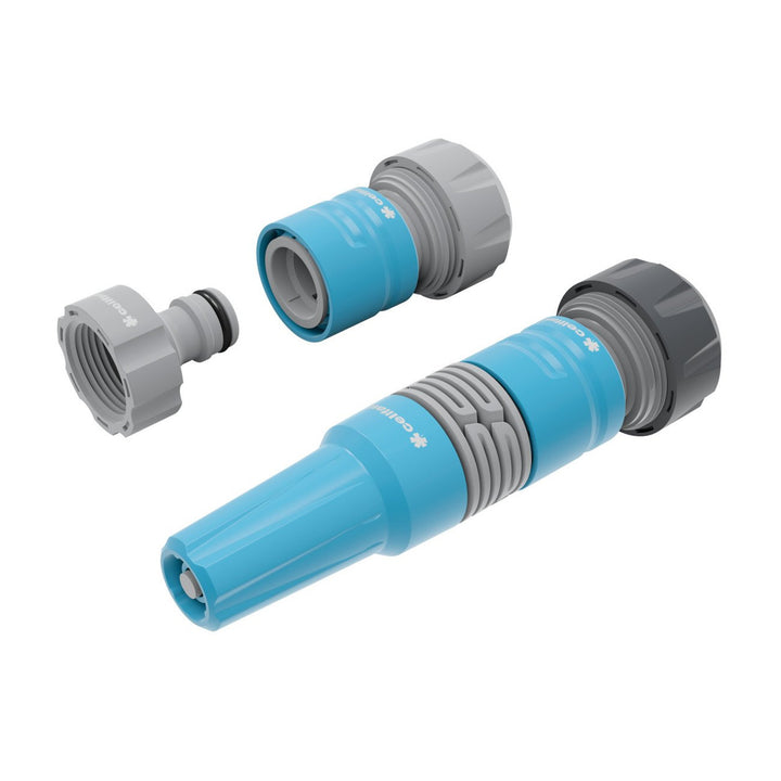 Cellfast Garden Hose, PROFESSIONAL 3/4" 20 m + Cellfast Aluplus Hose Cart 1/2" 60 m + Set with 3/4" IDEAL Straight Sprinkler