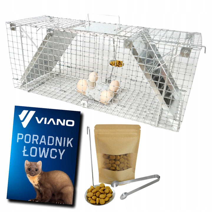Live trap for martens, rats, mice, minks, and weasels, Viano P1, 2 pieces