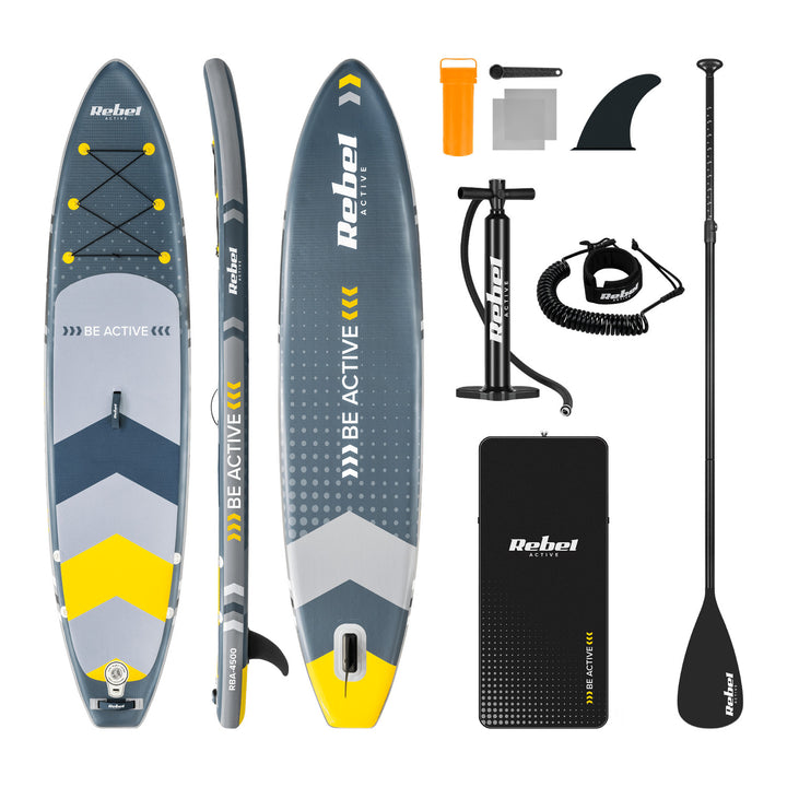 REBEL ACTIVE Inflatable SUP Board 350x81x15 cm, Set