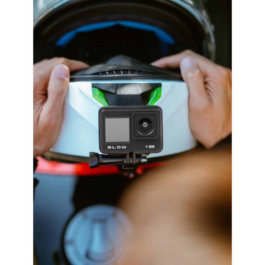 Pro4U 5K Blow Action Camera, 5K Ultra HD quality, 20 megapixels, 160° wide-angle lens, waterproof, remote control, 78-568#