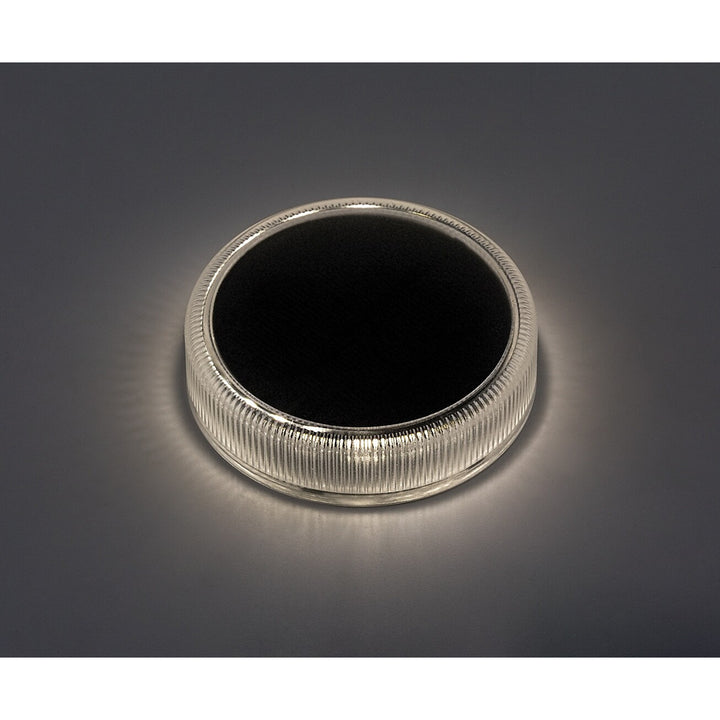 Trillo 0.3W LED Solar Light, twilight sensor, clear, IP65, K 4000, 77175, 2 pieces