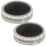 Trillo 0.3W LED Solar Light, twilight sensor, clear, IP65, K 4000, 77175, 2 pieces