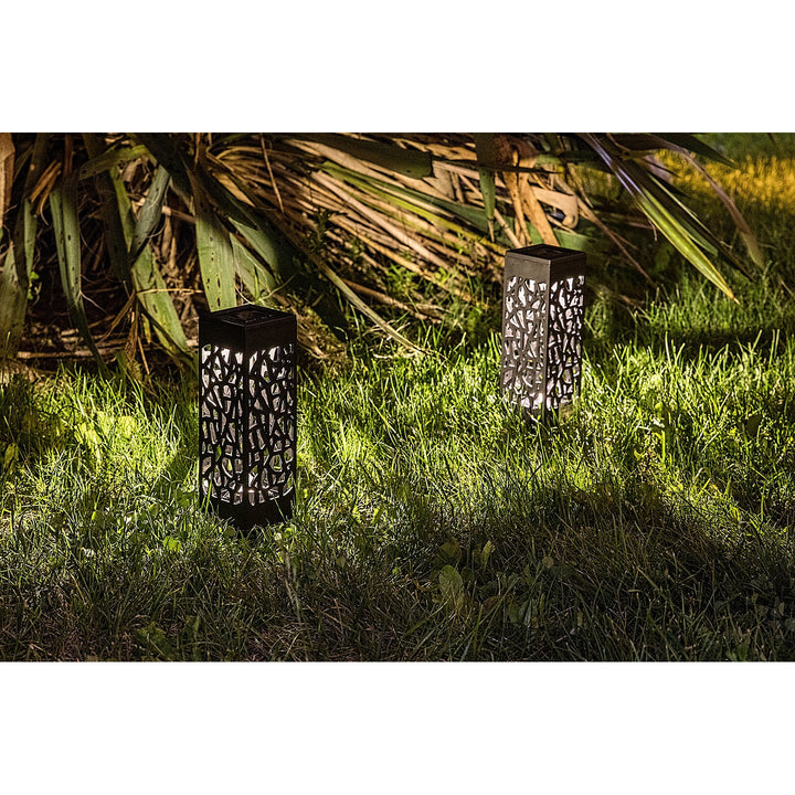 Mora Solar Light, 2 lm, IP23 rating, black, 0.16 W LED, 8949, 2 pieces