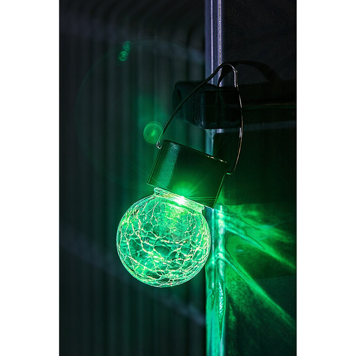 Rabalux Yola Solar Lamp, 1 lm, IP44, satin chrome, 0.06 W LED, 7850, 2 pieces