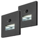 Lunca 1W LED Light, IP20, Black, 3000, 4500, 6500 K, Motion Sensor, Light Sensor, 77197, 2 pieces