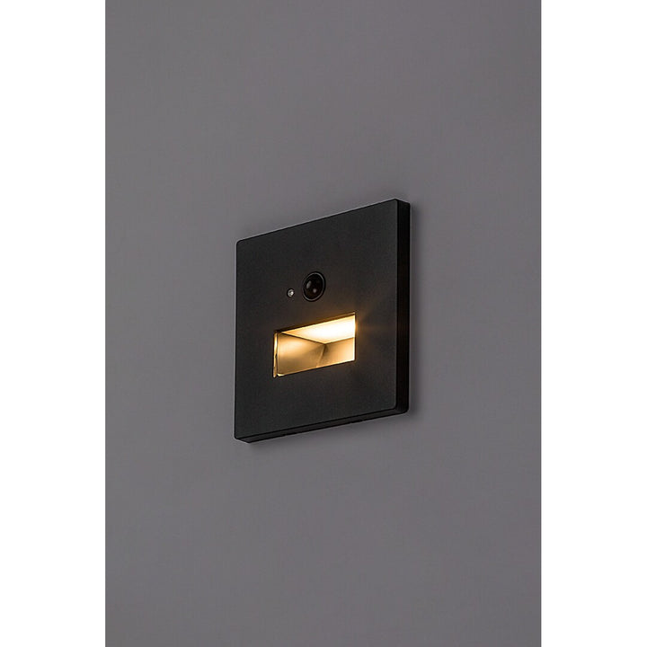Lunca 1W LED Light, IP20, Black, 3000, 4500, 6500 K, Motion Sensor, Light Sensor, 77197, 4 pieces