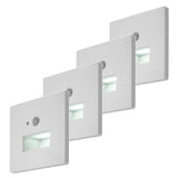 Lunca LED 1W IP20 White 3000, 4500, 6500 K Light with Motion Sensor and Light Sensor, 77198, 4 pieces