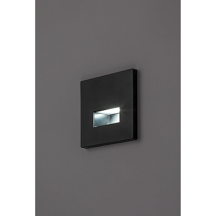 Lunca LED Lamp, 1W, IP20, Black, Adjustable Color Temperature: 3000, 4500, 6500 K, 77195, 4 pieces
