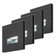 Lunca LED Lamp, 1W, IP20, Black, Adjustable Color Temperature: 3000, 4500, 6500 K, 77195, 4 pieces
