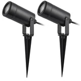 Rabalux Krobia Floor Lamp, IP65, black, GU10 base, max 4W, 7814, 2 pieces