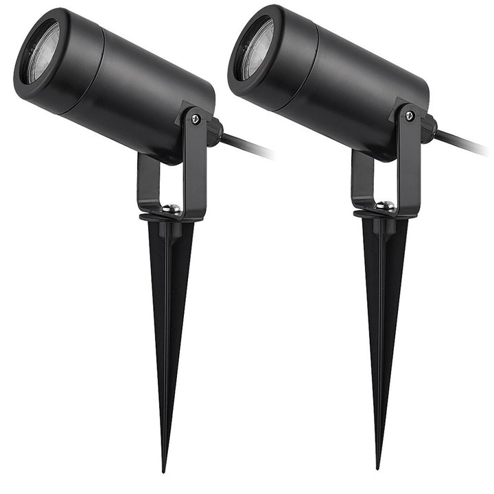 Rabalux Krobia Floor Lamp, IP65, black, GU10 base, max 4W, 7814, 2 pieces
