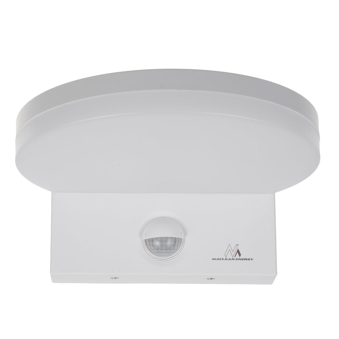 Maclean LED Light with Motion Sensor, PIR Motion Sensor, White, 15W, IP65, 1560 lm, Neutral White (4000K) MCE344 W, 2 pieces