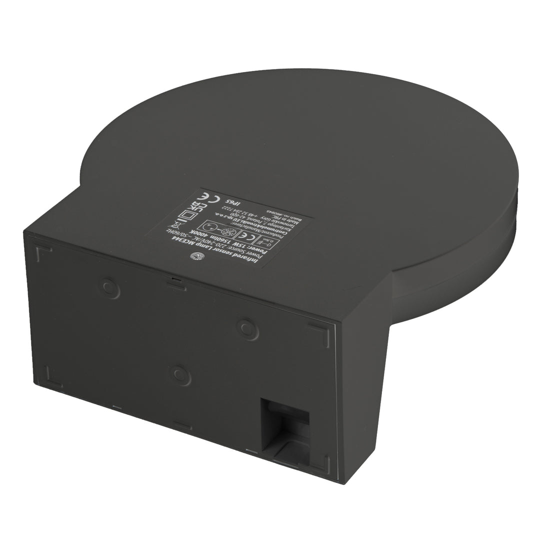 Maclean LED Light with Motion Sensor, PIR Motion Sensor, Gray, 15W, IP65, 1560 lm, Neutral White (4000K) MCE344 GR, 2 pieces